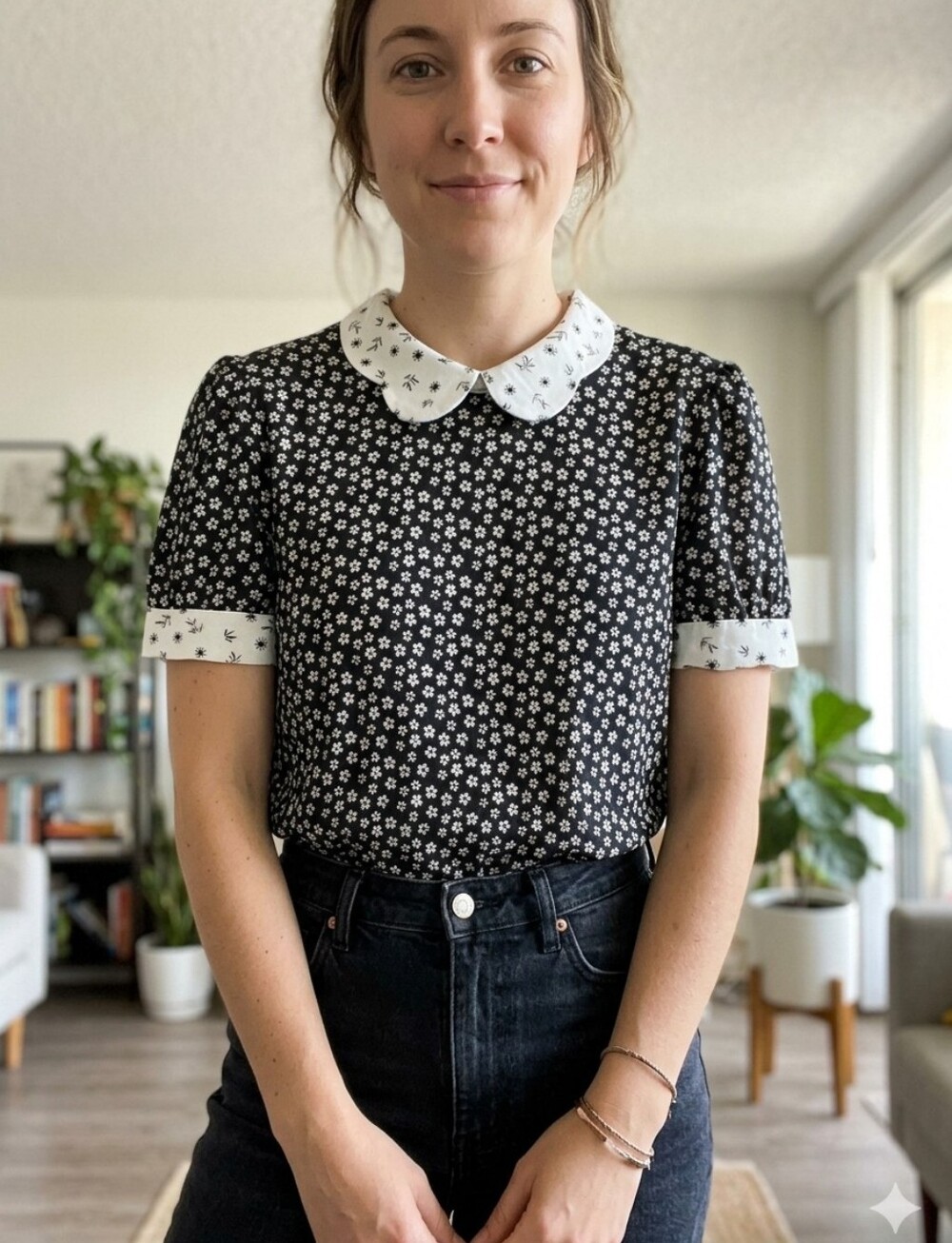 Faith and Joy Los Angeles Floral Blouse